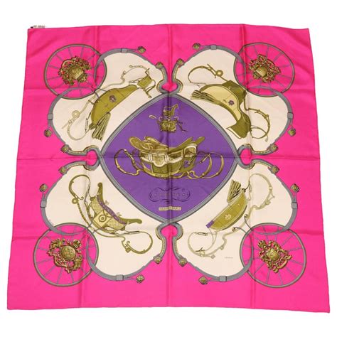 hermes springs scarf pink|Hermes pink scarf.